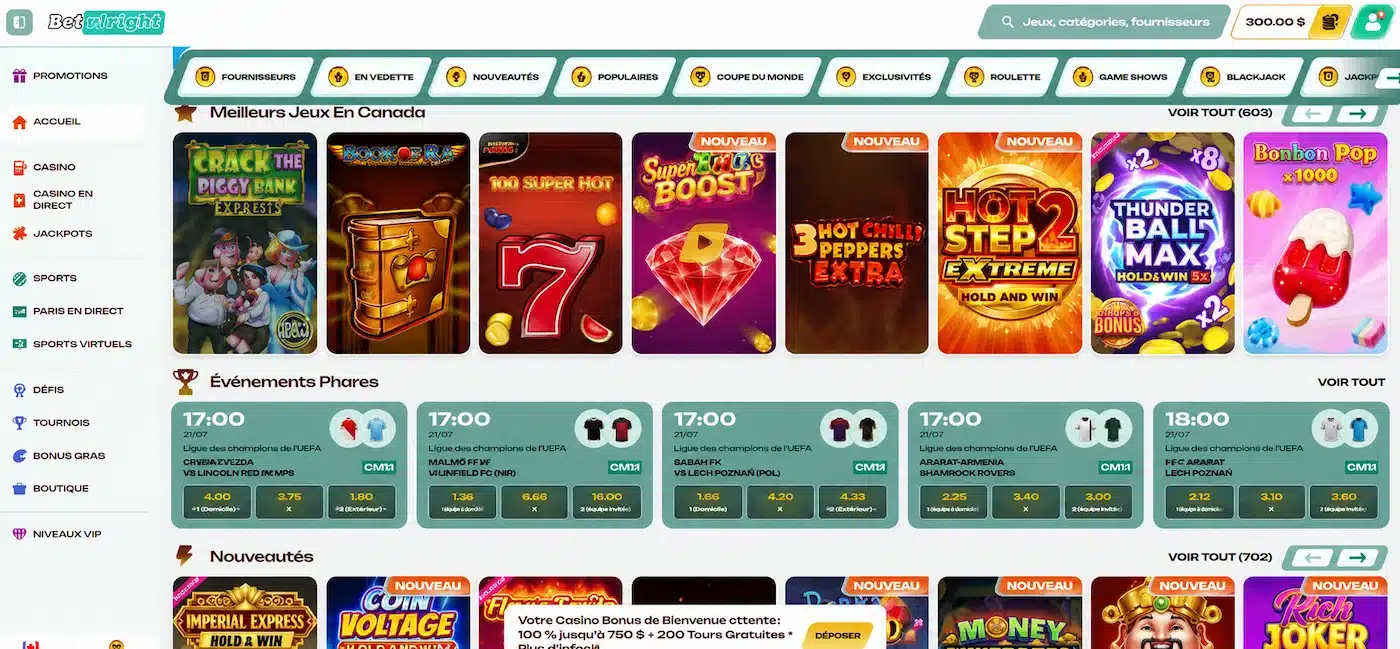 Betalright kasyno online